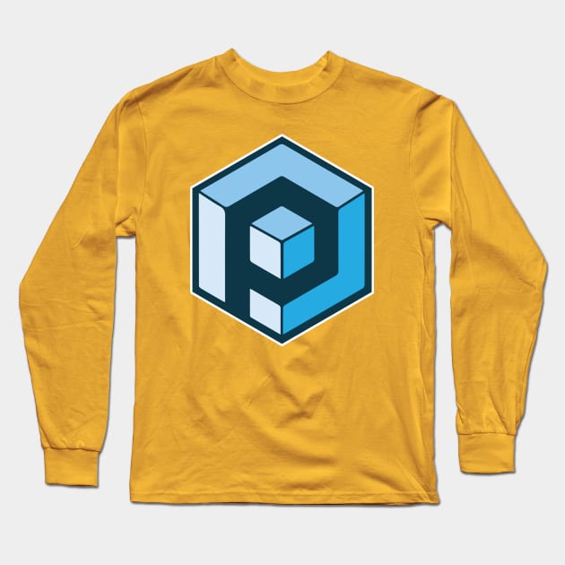 Primordial Cube Long Sleeve T-Shirt by Primordial Radio Clothing